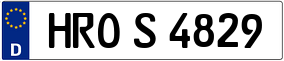 Truck License Plate